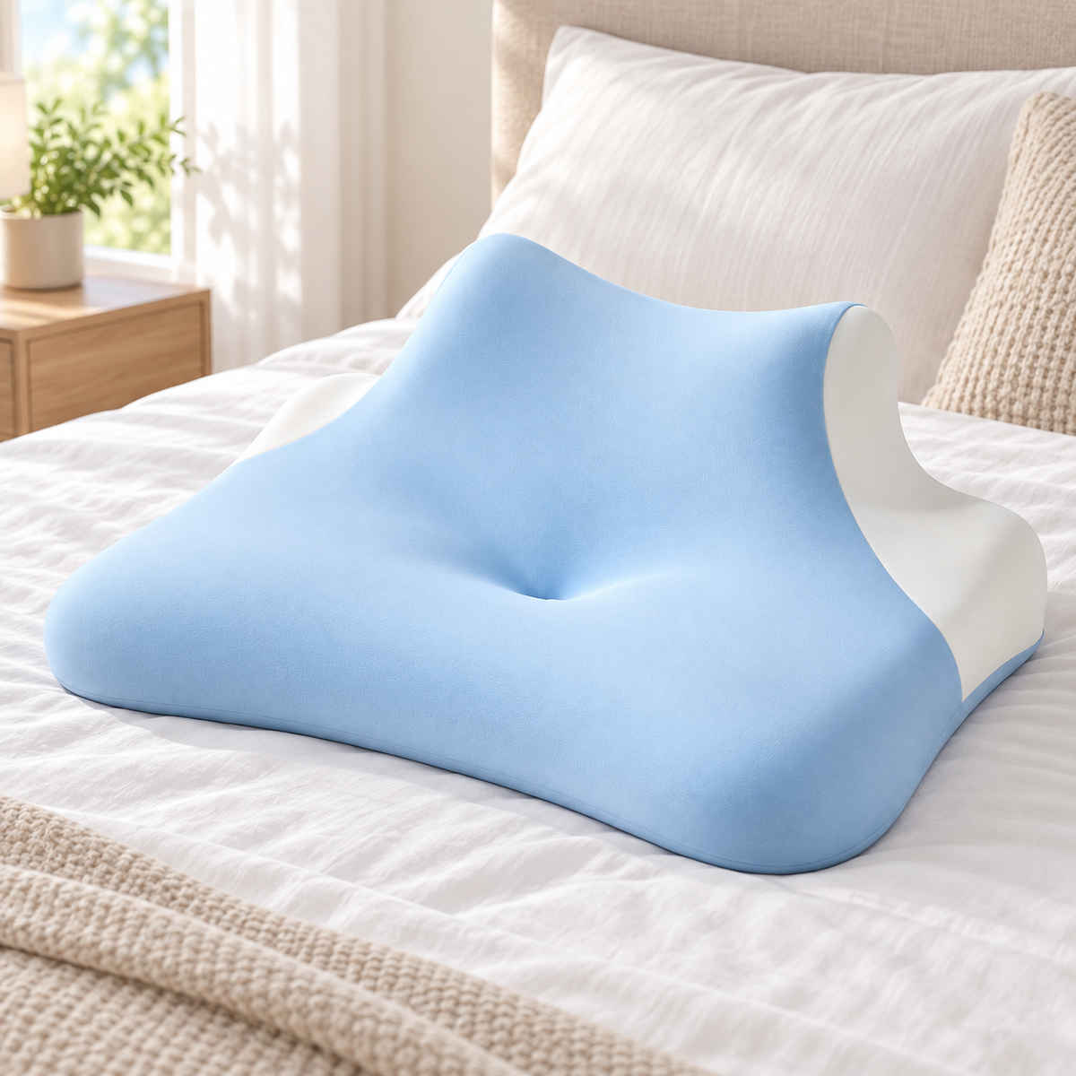 🛏️ Prone Pillow | Memory Foam | Bedroom | Sleepers | Contoured Comfort