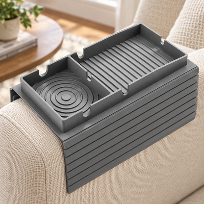 🛋️ Sofa Tray | Silicone | Living Room | Homeowners | Organized Convenience