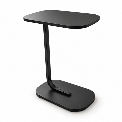 🛋️ Side Table | Metal | Living Room | Homeowners | C-Shaped Convenience