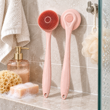 🛁 Bath Brush | Silicone | Shower | Self-Care Lovers | Gentle Exfoliation
