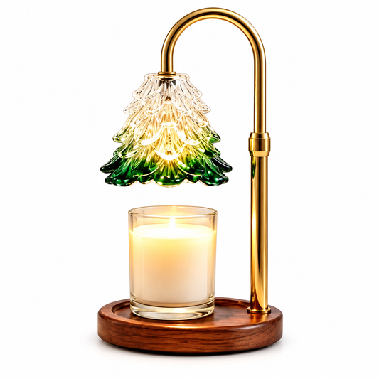 🎄 Candle Warmer Lamp | Glass | Christmas | Hosts | Tree-Glow Charm