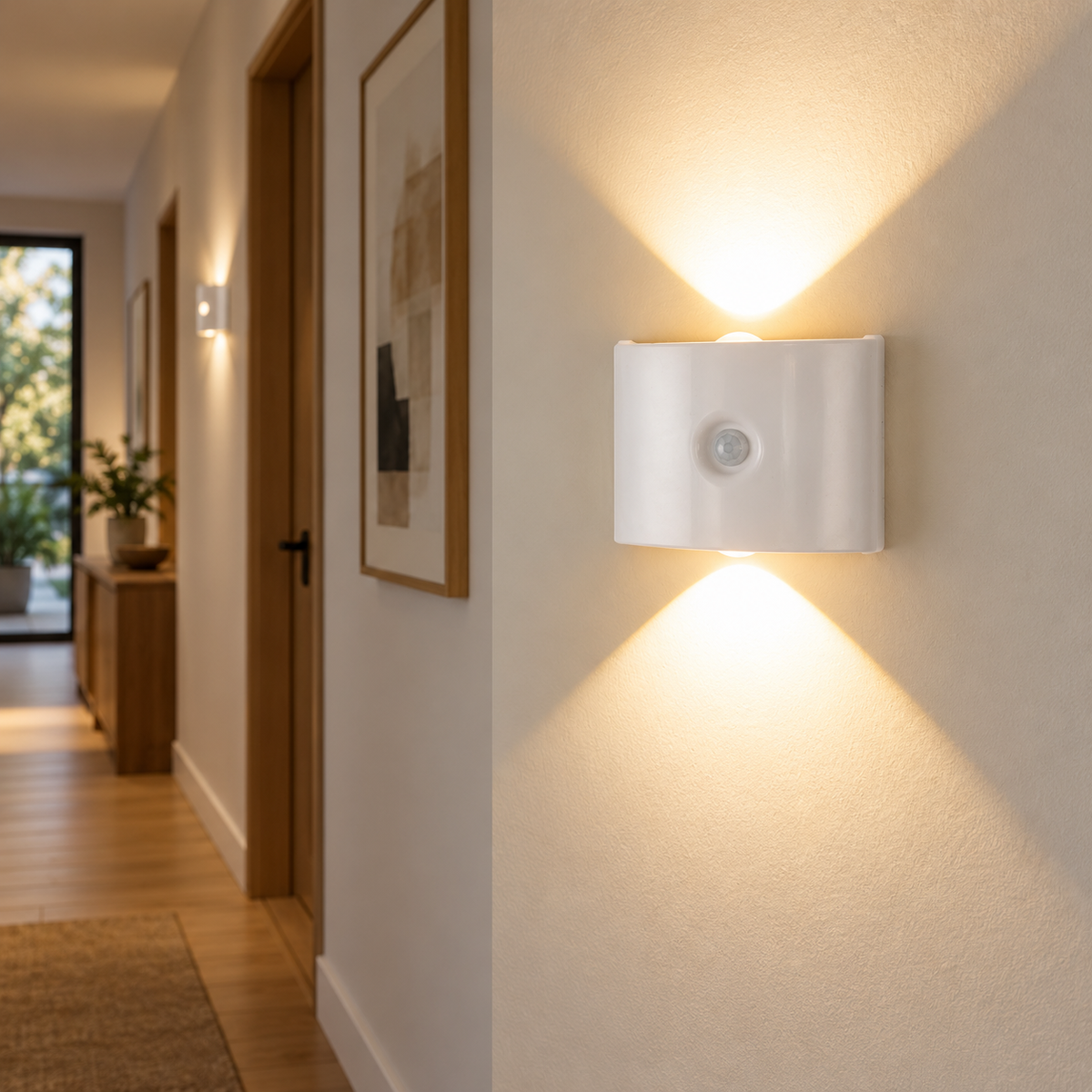 🌙 Wall Light | ABS Plastic | Bedroom | Families | Soft Sensor Glow