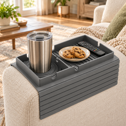 🛋️ Sofa Tray | Silicone | Living Room | Homeowners | Organized Convenience