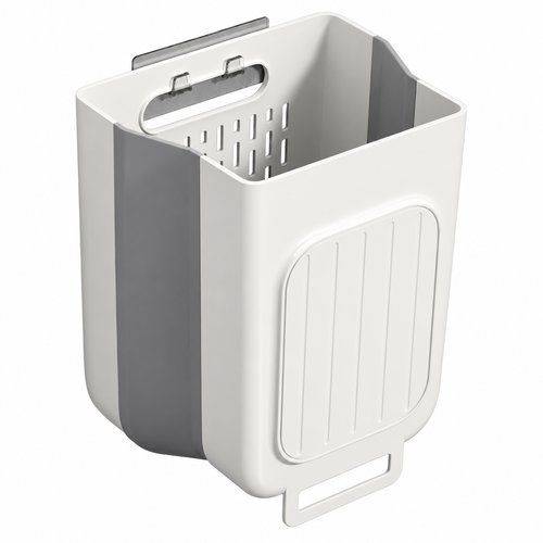 🧺 Laundry Hamper | Durable Plastic | Bathroom | Families | Foldable Wall