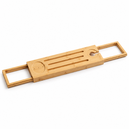 🛁 Bathtub Caddy | Bamboo | Bathroom | Spa Lovers | Expandable Comfort