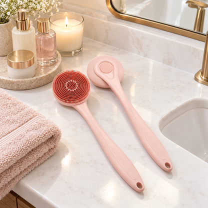 🛁 Bath Brush | Silicone | Shower | Self-Care Lovers | Gentle Exfoliation