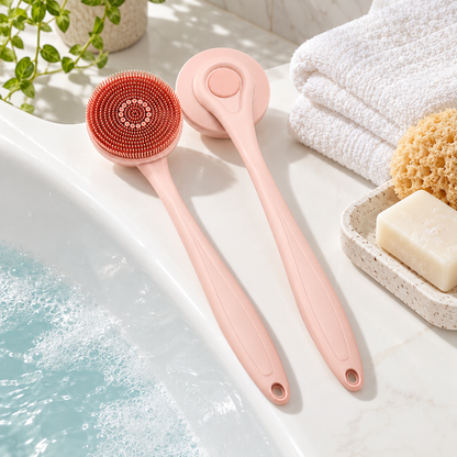 🛁 Bath Brush | Silicone | Shower | Self-Care Lovers | Gentle Exfoliation