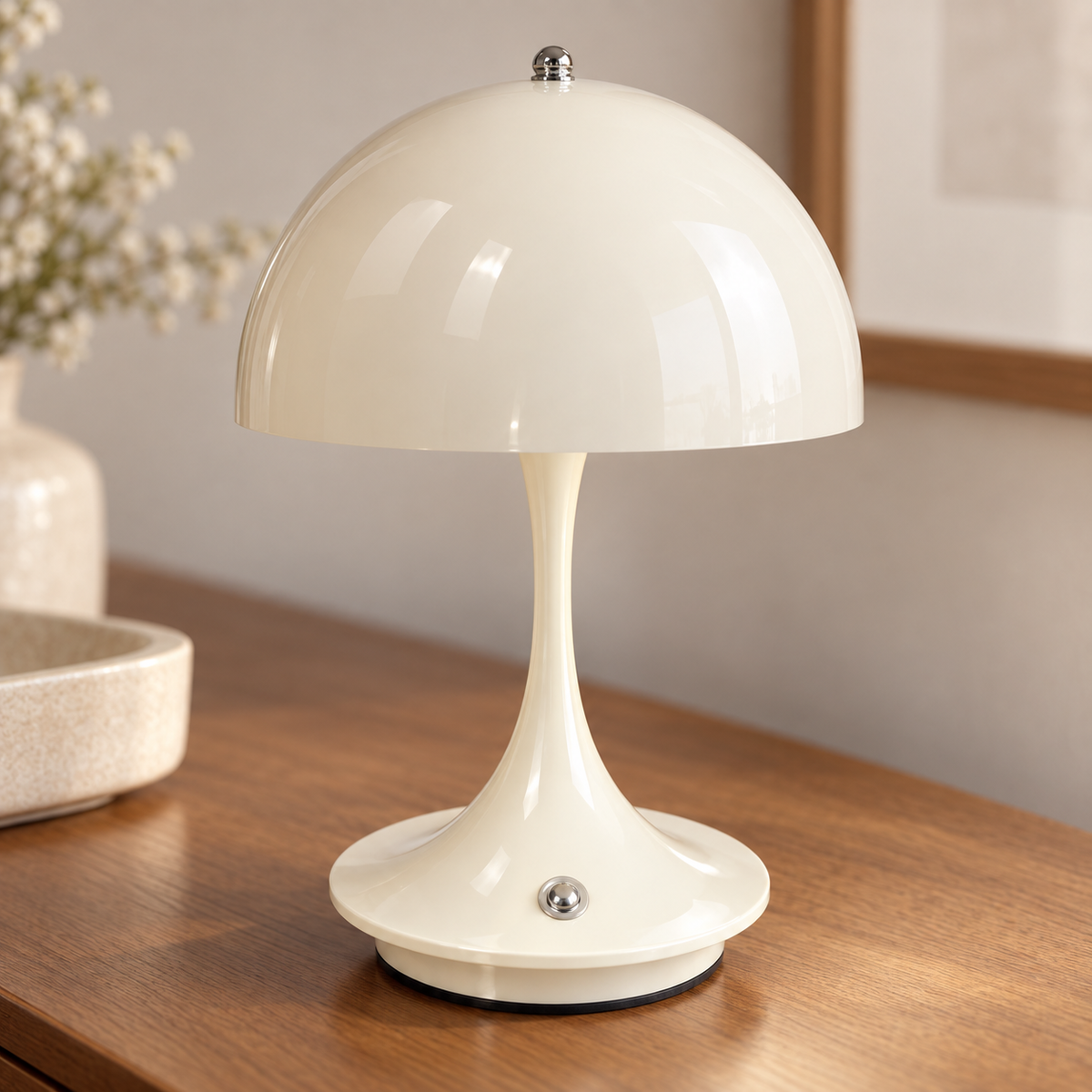 🍄 Mushroom Lamp | Metal | Bedroom | Decor Lovers | Dome Glow