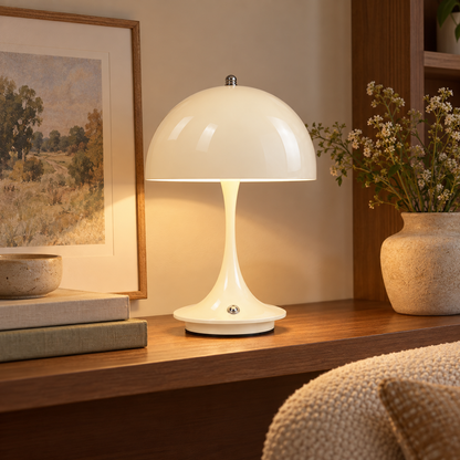 🍄 Mushroom Lamp | Metal | Bedroom | Decor Lovers | Dome Glow