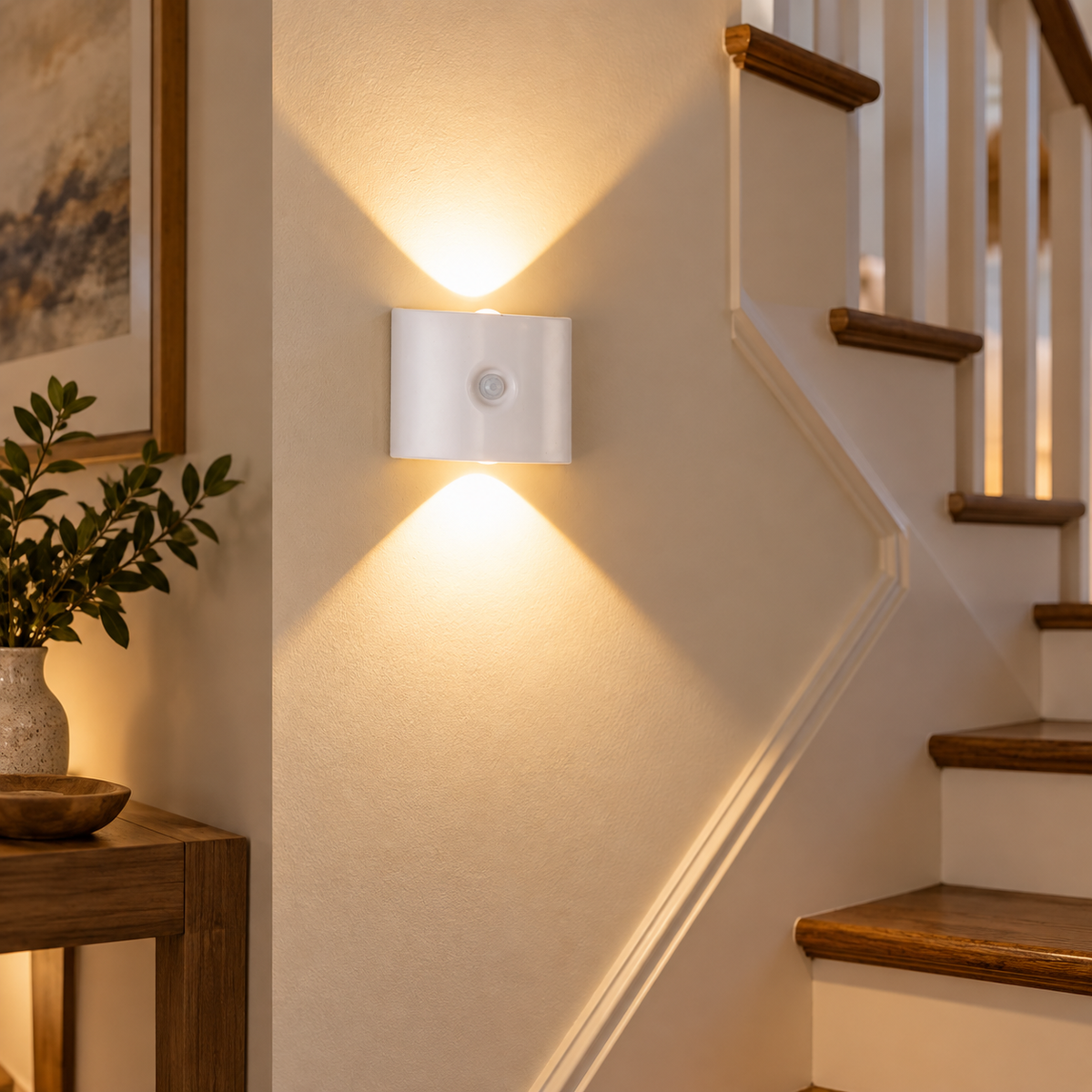 🌙 Wall Light | ABS Plastic | Bedroom | Families | Soft Sensor Glow