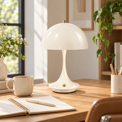 🍄 Mushroom Lamp | Metal | Bedroom | Decor Lovers | Dome Glow