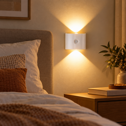 🌙 Wall Light | ABS Plastic | Bedroom | Families | Soft Sensor Glow