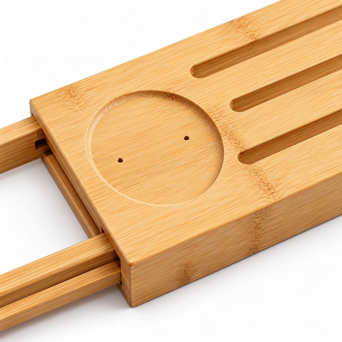 🛁 Bathtub Caddy | Bamboo | Bathroom | Spa Lovers | Expandable Comfort